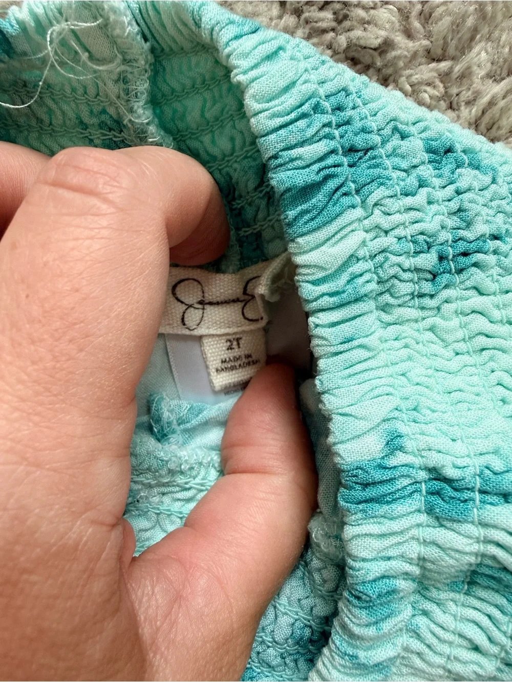 Jessica Simpson soft blue